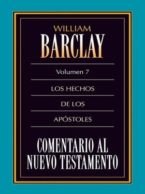 cover image of Comentario al Nuevo Testamento Volume 7